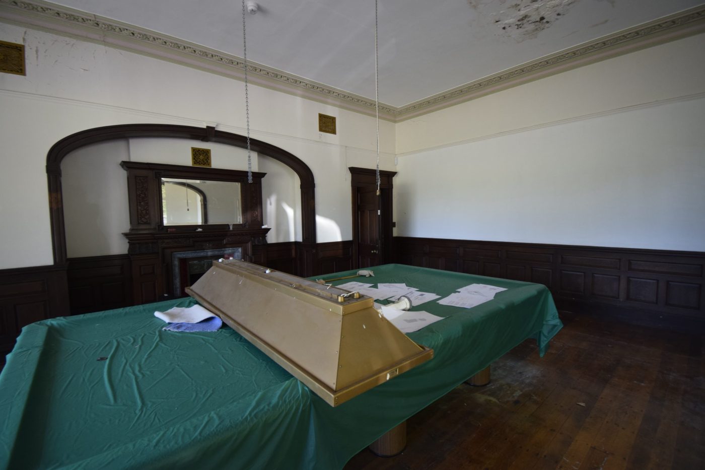 Craig y Don pre renovation ballroom to bar